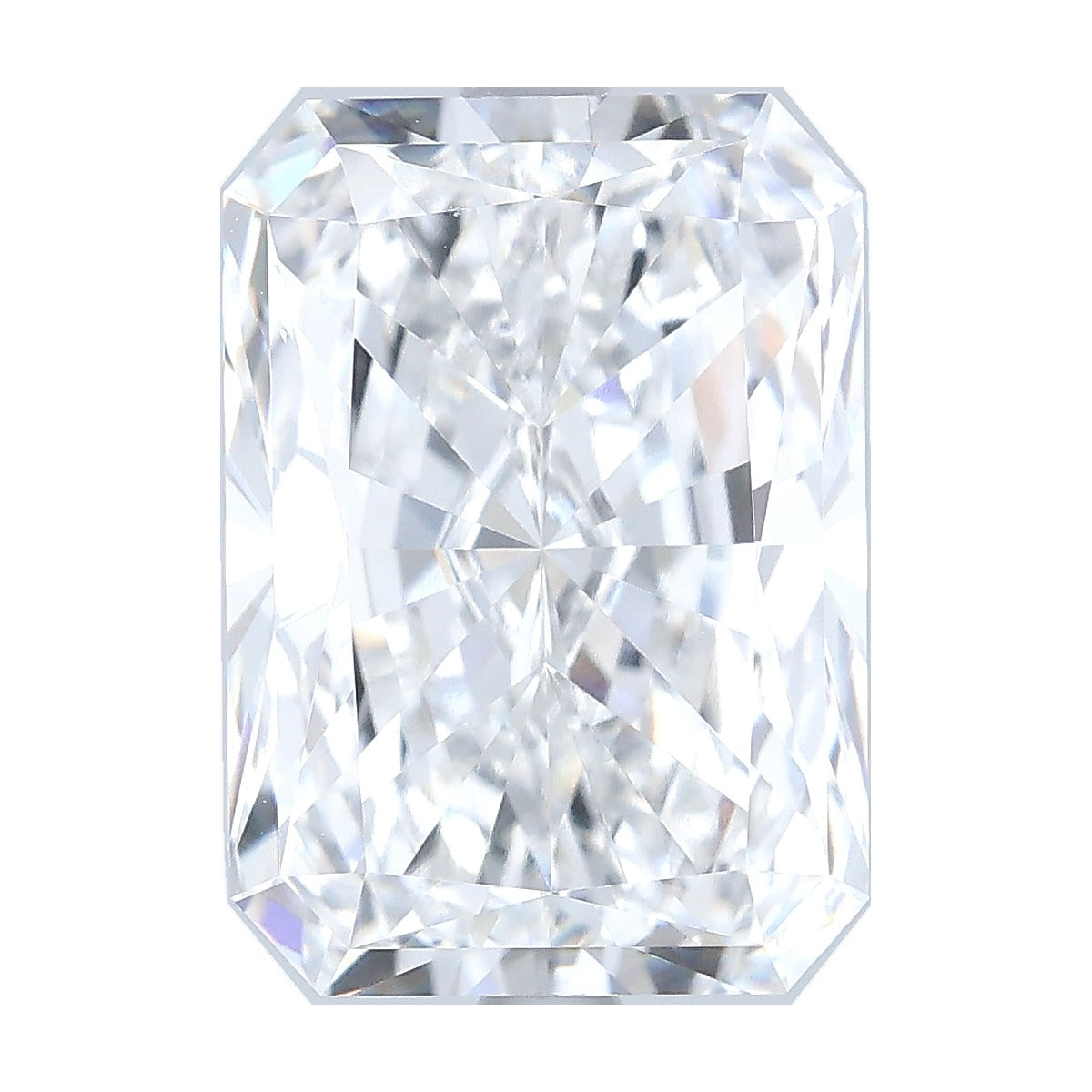 5.55 ct radiant lab-grown diamond, D color, VS1 clarity, IGI certified, still from its 360° video