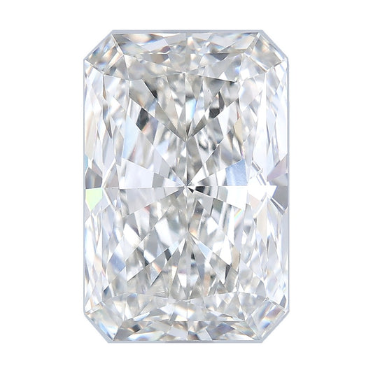 5.56 ct radiant lab-grown diamond, G color, VVS2 clarity, IGI certified, still from its 360° video