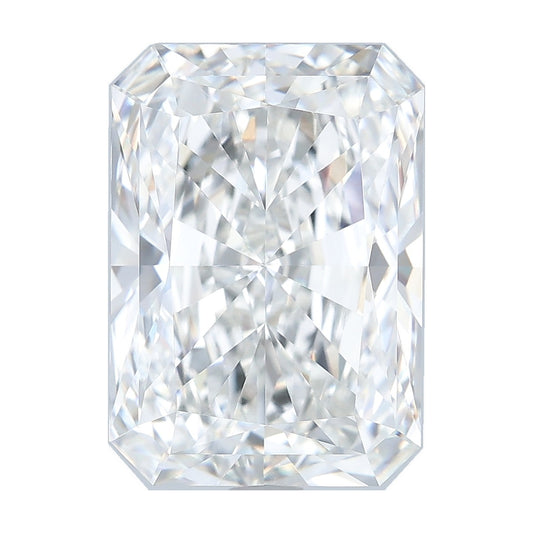 5.57 ct radiant lab-grown diamond, G color, VVS2 clarity, IGI certified, still from its 360° video