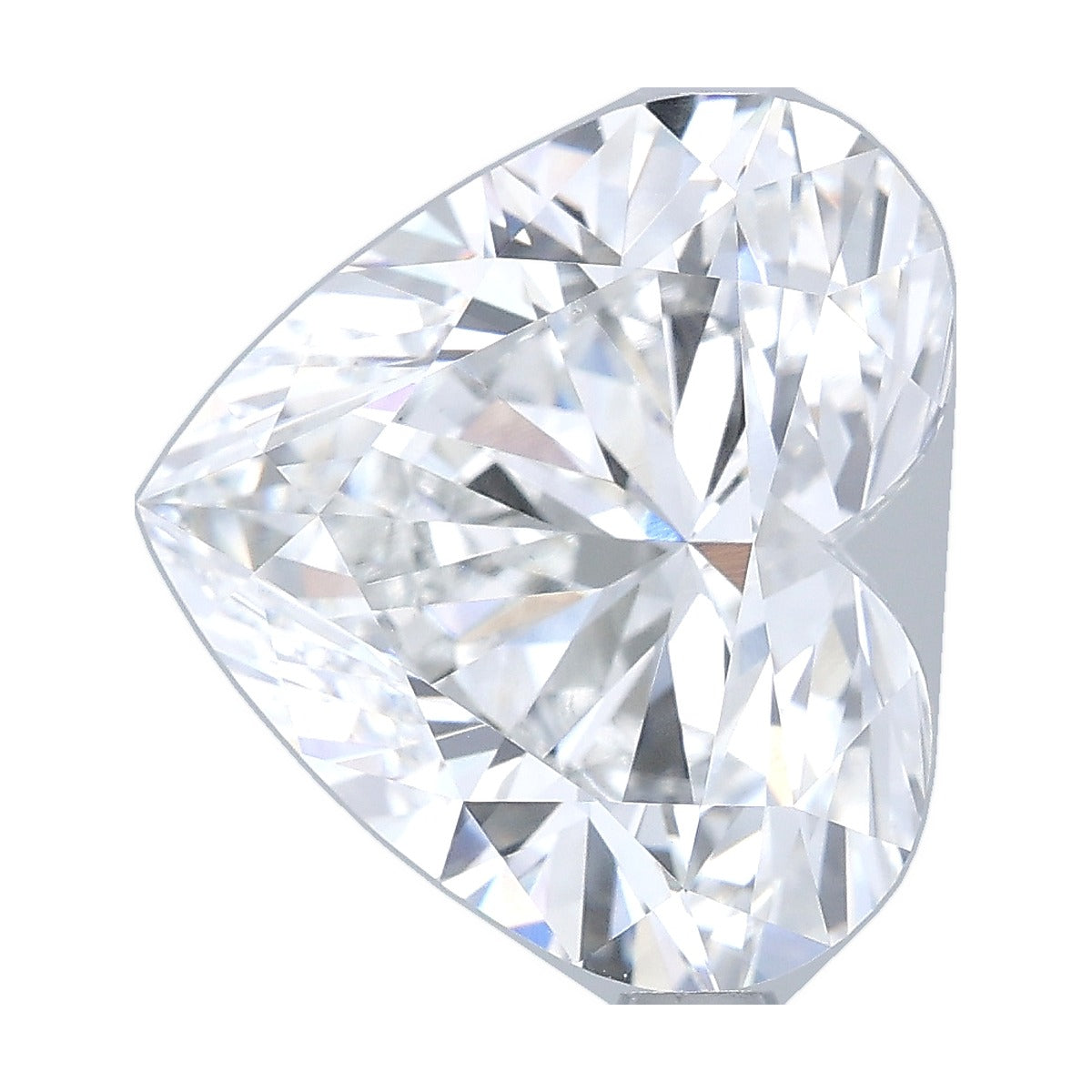 5.73 ct heart lab-grown diamond, F color, VS1 clarity, IGI certified, still from its 360° video