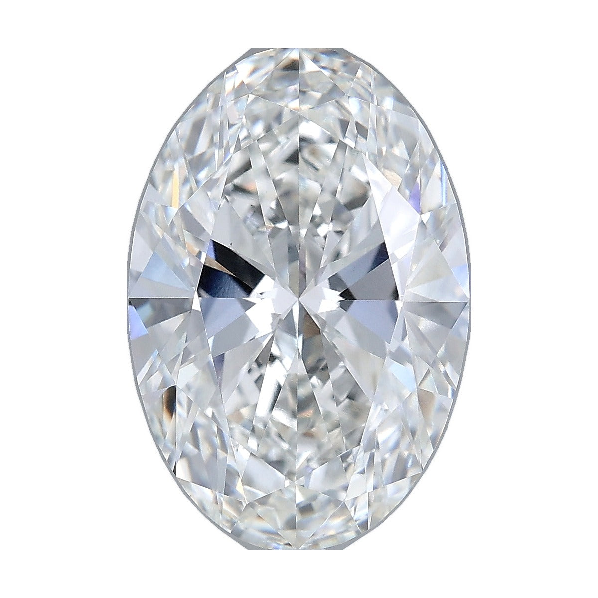 6.02 ct oval lab-grown diamond, F color, VS1 clarity, IGI certified, still from its 360° video