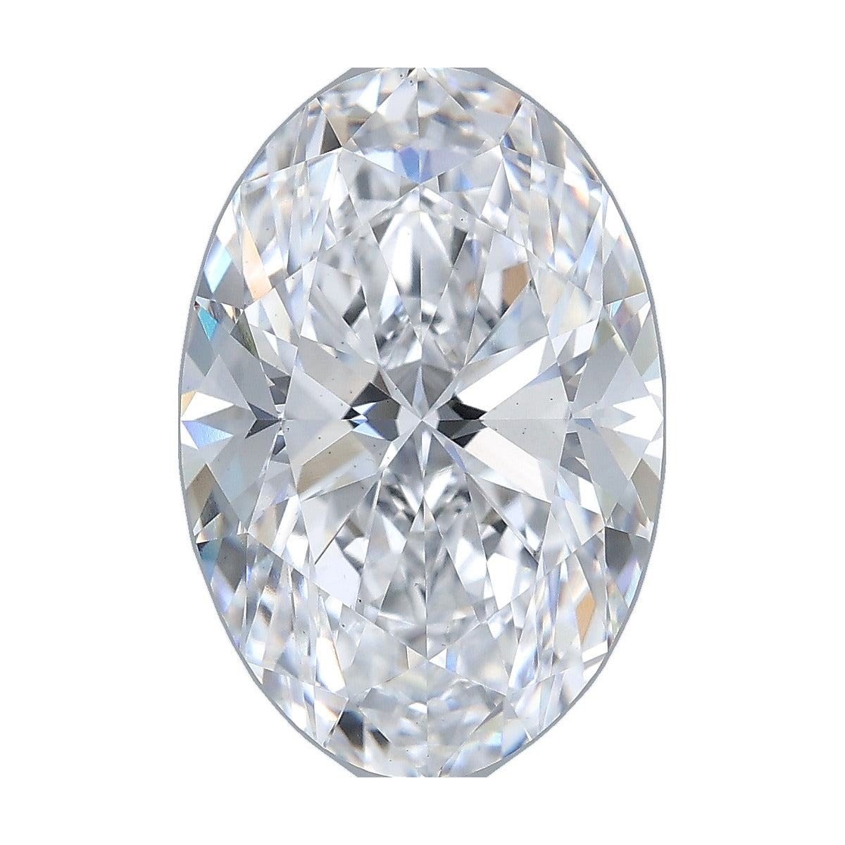 6.03 ct oval lab-grown diamond, D color, VS1 clarity, IGI certified, still from its 360° video