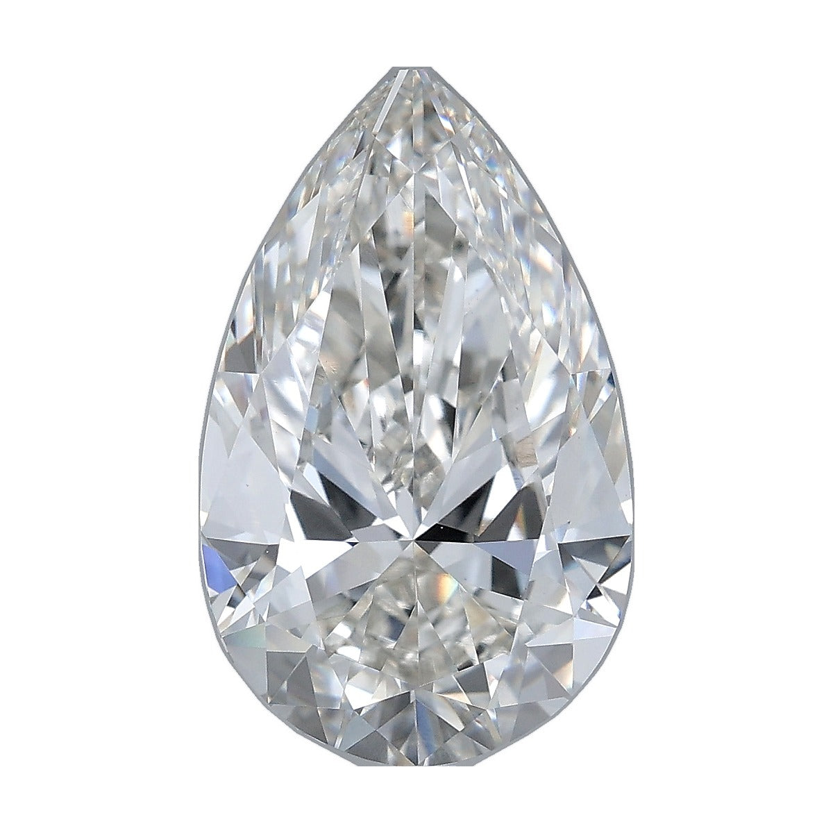 6.03 ct pear lab-grown diamond, G color, VVS2 clarity, IGI certified, still from its 360° video