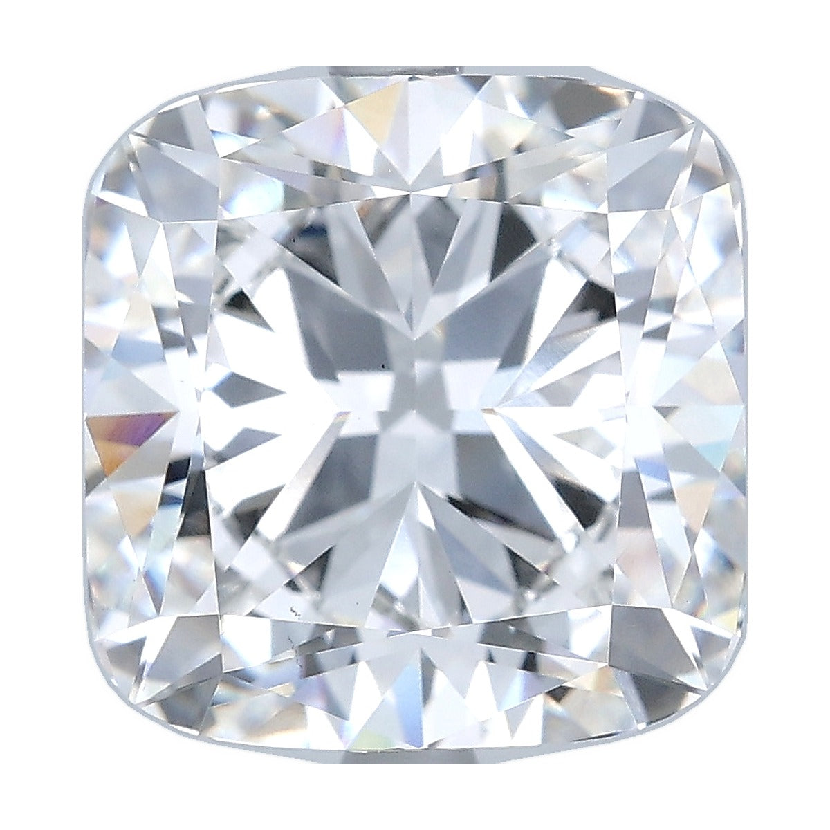 6.04 ct cushion lab-grown diamond, F color, VS1 clarity, IGI certified, still from its 360° video
