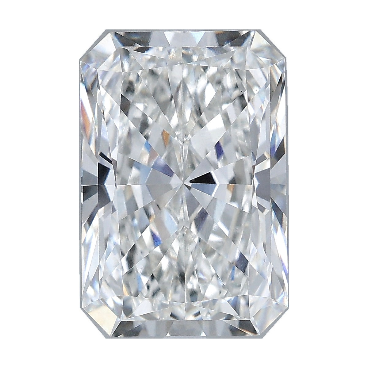 6.04 ct radiant lab-grown diamond, F color, VS1 clarity, IGI certified, still from its 360° video