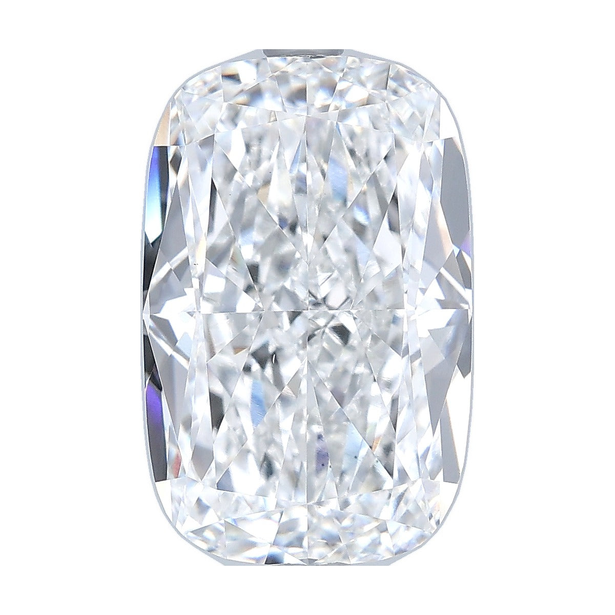 6.05 ct elongated cushion lab-grown diamond, D color, VS1 clarity, IGI certified, still from its 360° video
