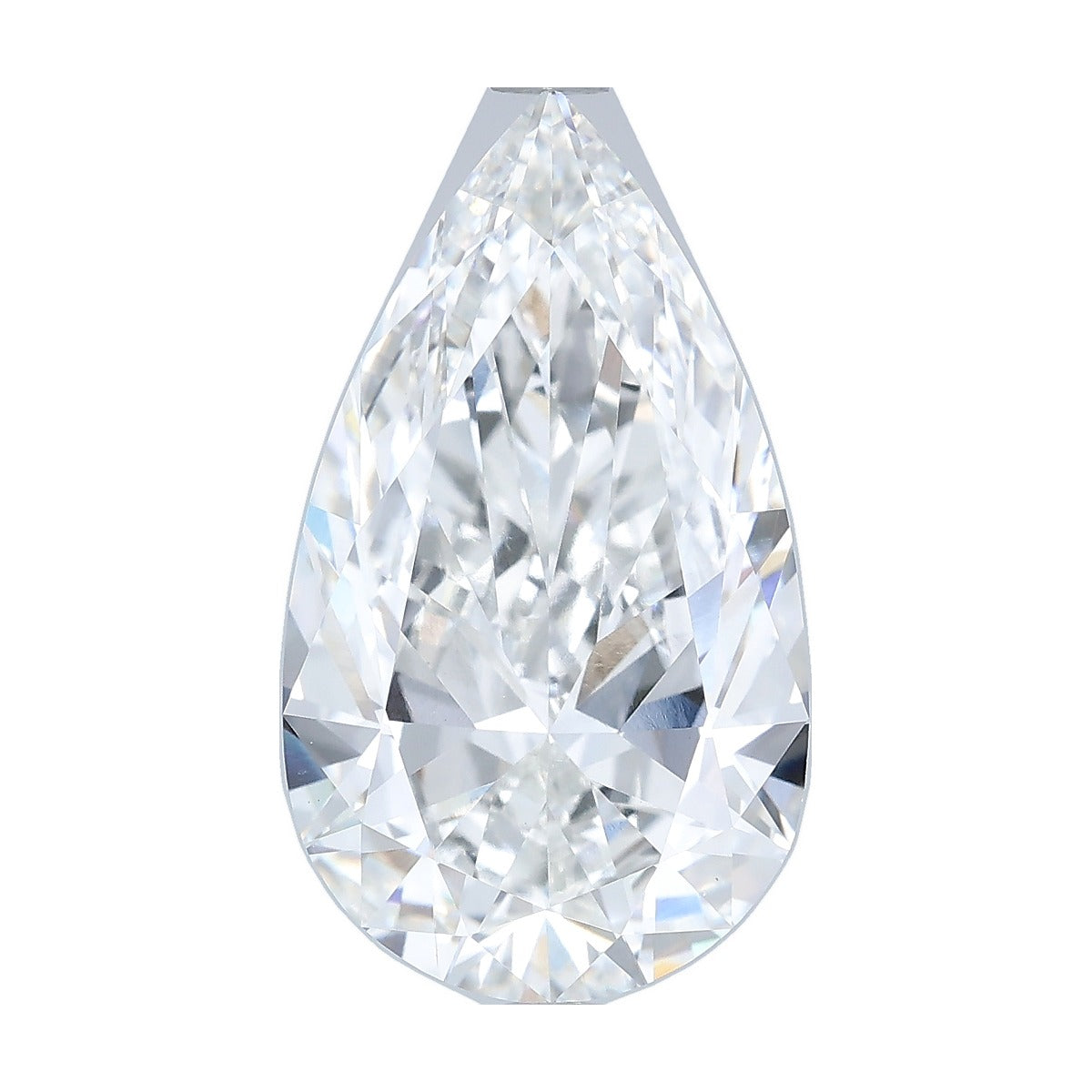 6.05 ct pear lab-grown diamond, F color, VVS2 clarity, IGI certified, still from its 360° video
