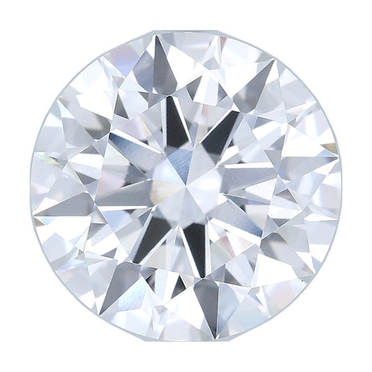 6.06 ct round lab-grown diamond, E color, VS1 clarity, GIA certified, still from its 360° video