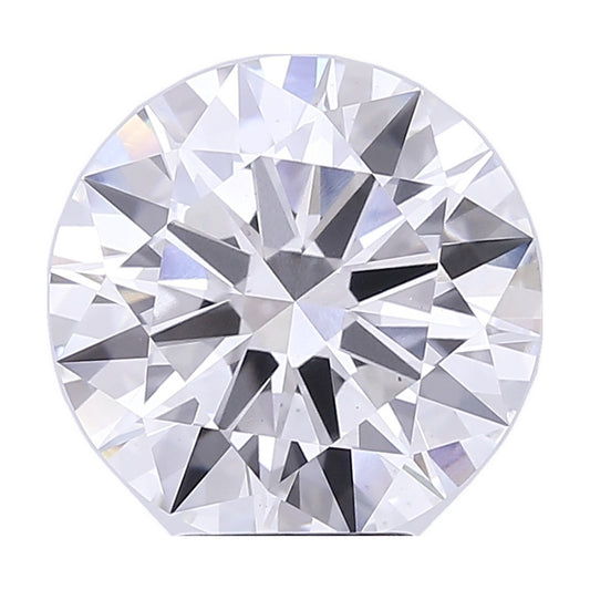 6.06 ct round lab-grown diamond, G color, VS1 clarity, IGI certified, still from its 360° video