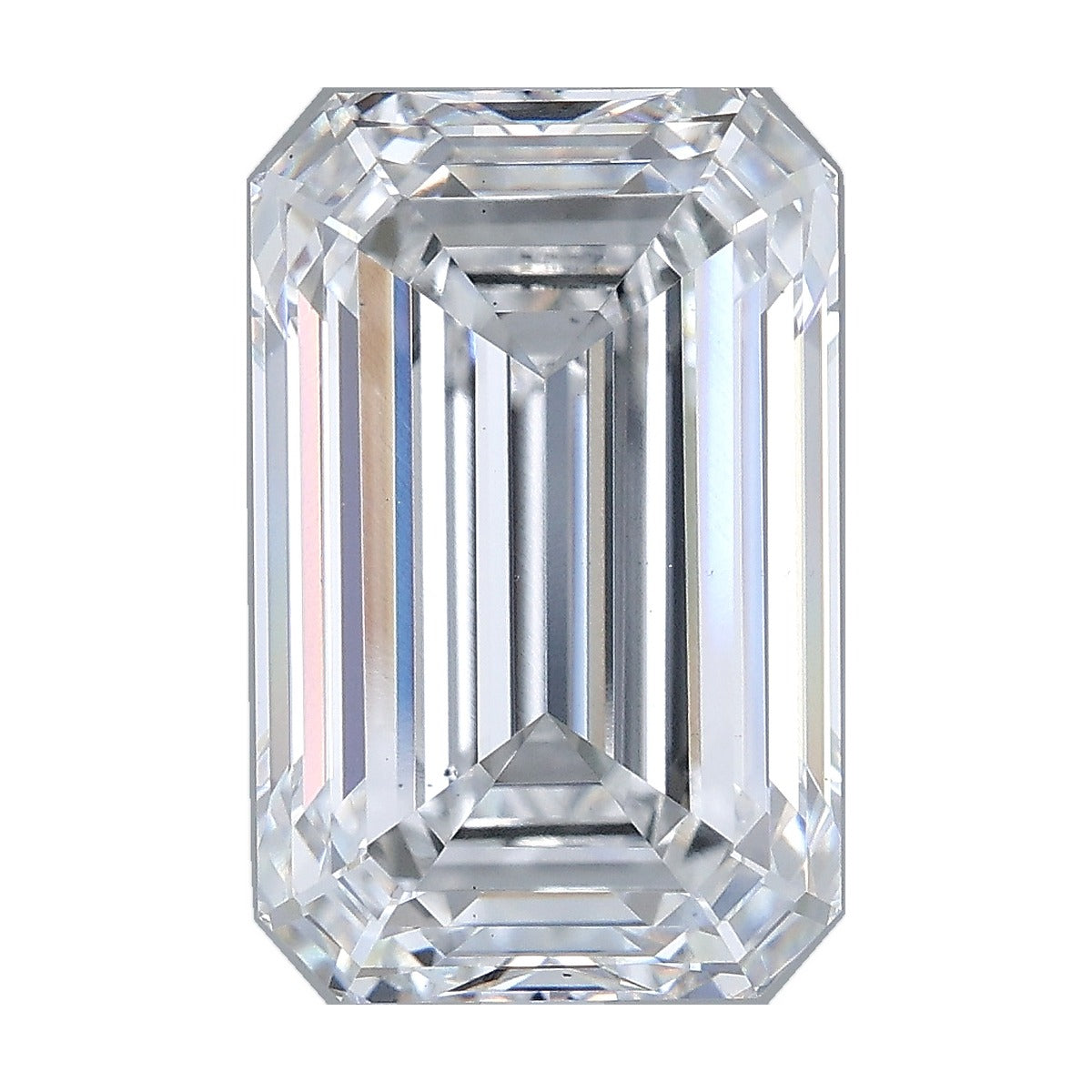 6.10 ct emerald lab-grown diamond, E color, VS1 clarity, IGI certified, still from its 360° video