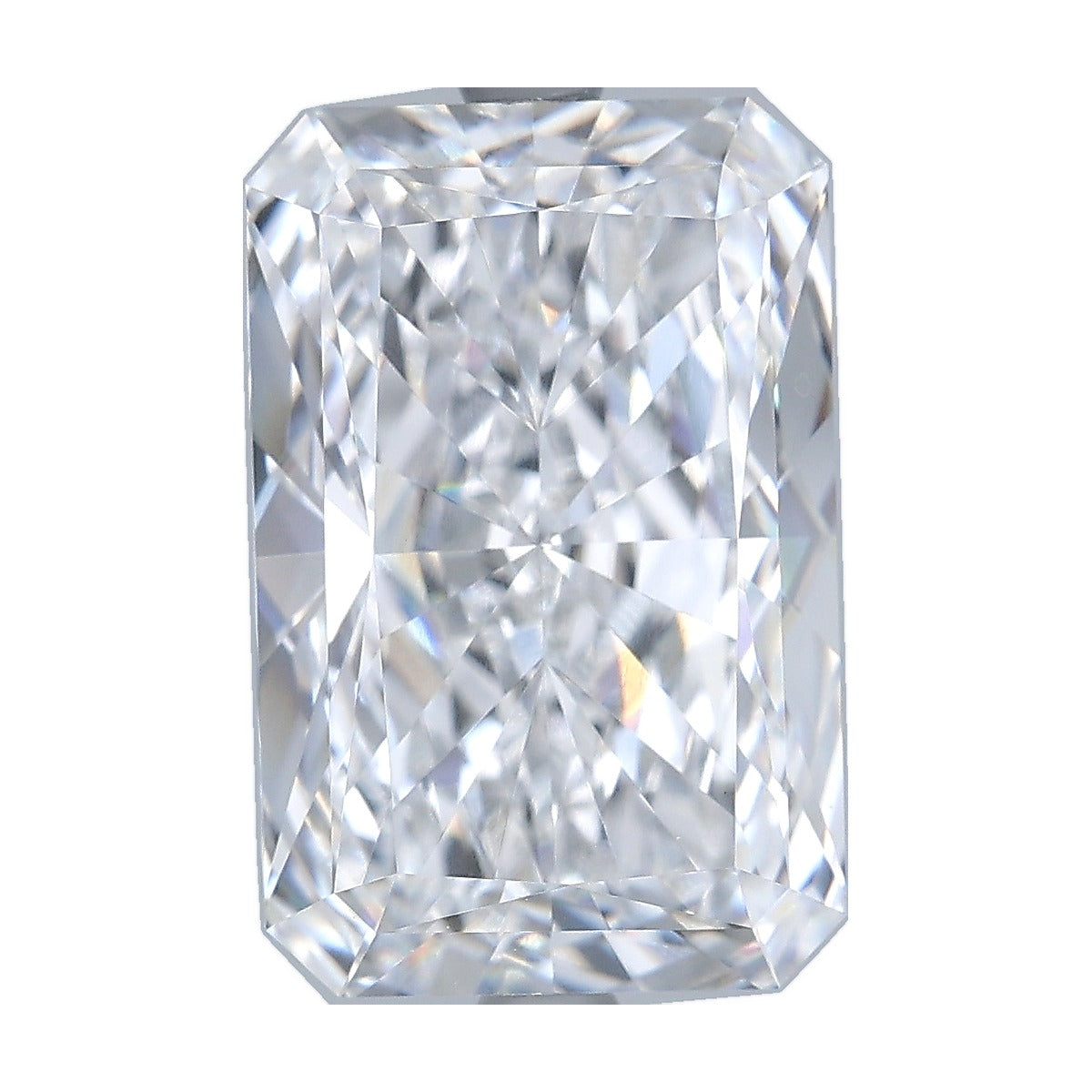 6.10 ct radiant lab-grown diamond, E color, VS1 clarity, GIA certified, still from its 360° video