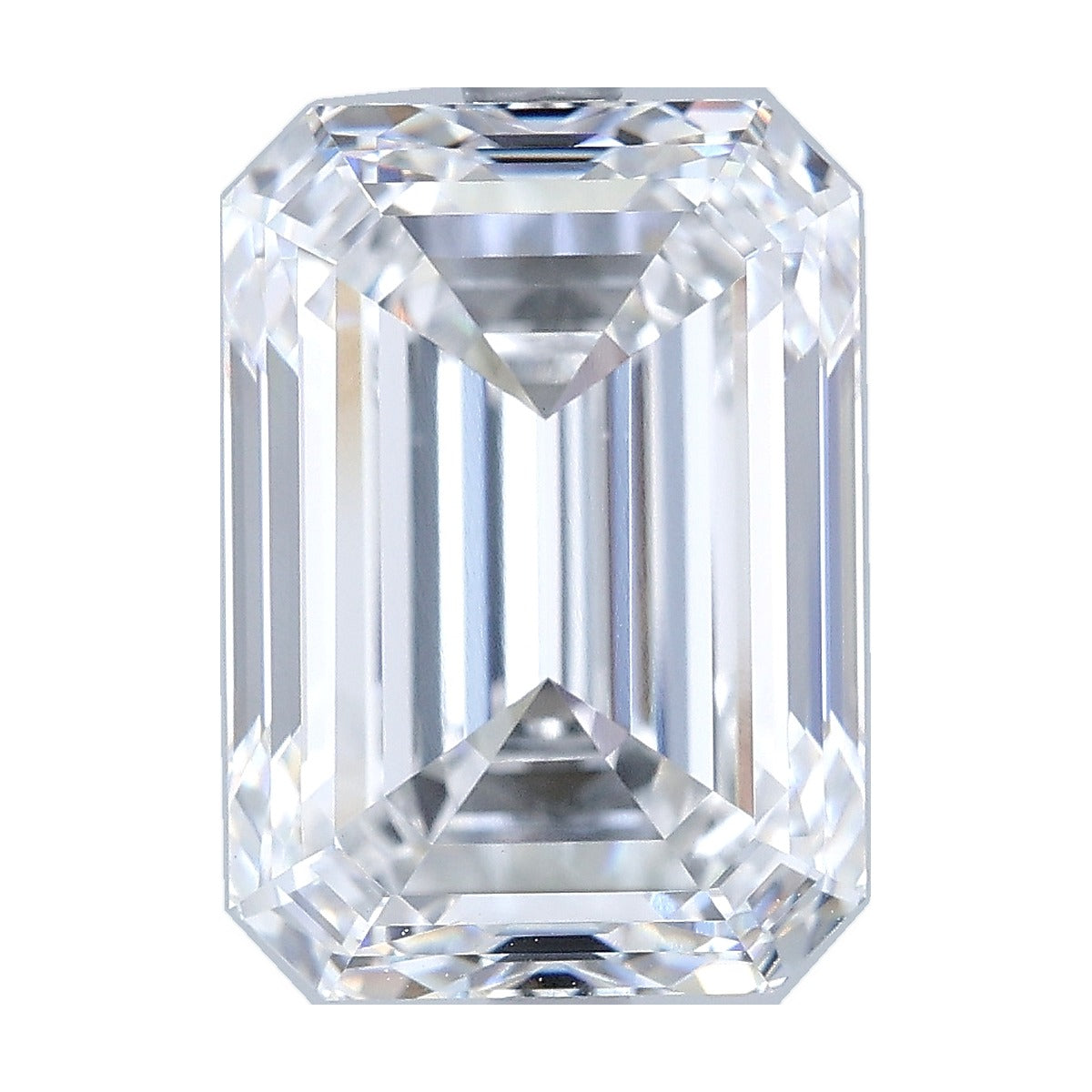 6.13 ct emerald lab-grown diamond, D color, VVS2 clarity, GIA certified, still from its 360° video