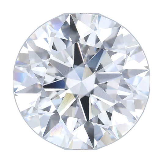 6.14 ct round lab-grown diamond, D color, VVS2 clarity, GIA certified, still from its 360° video