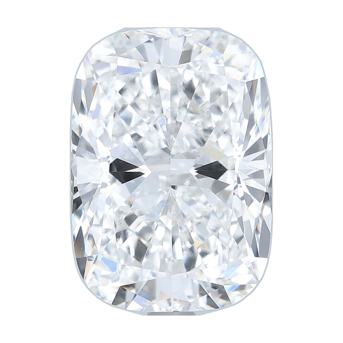 6.52 ct elongated cushion lab-grown diamond, E color, VVS2 clarity, IGI certified, still from its 360° video
