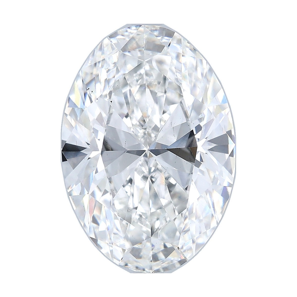 6.52 ct oval lab-grown diamond, F color, VS2 clarity, IGI certified, still from its 360° video