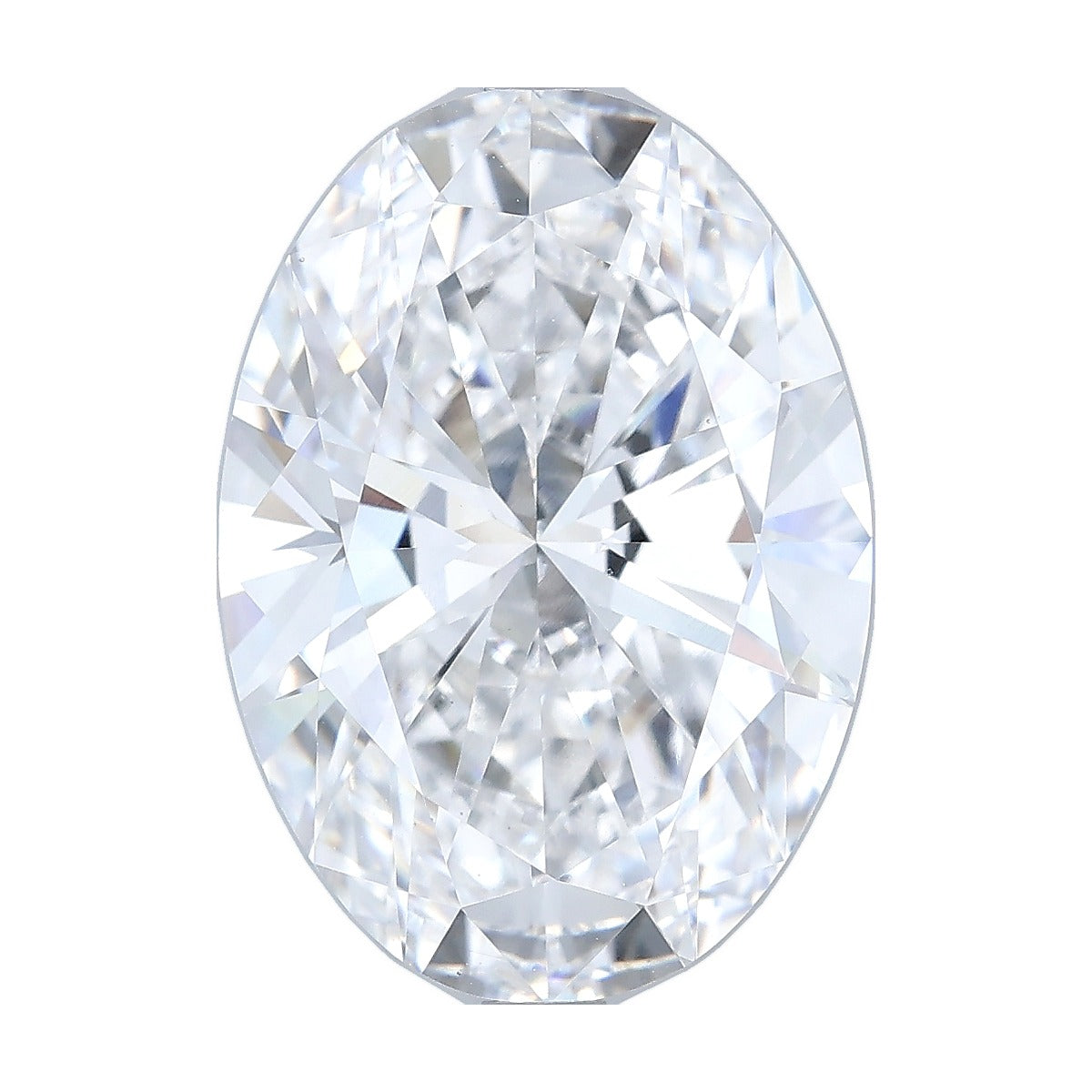 6.53 ct oval lab-grown diamond, E color, VS1 clarity, IGI certified, still from its 360° video