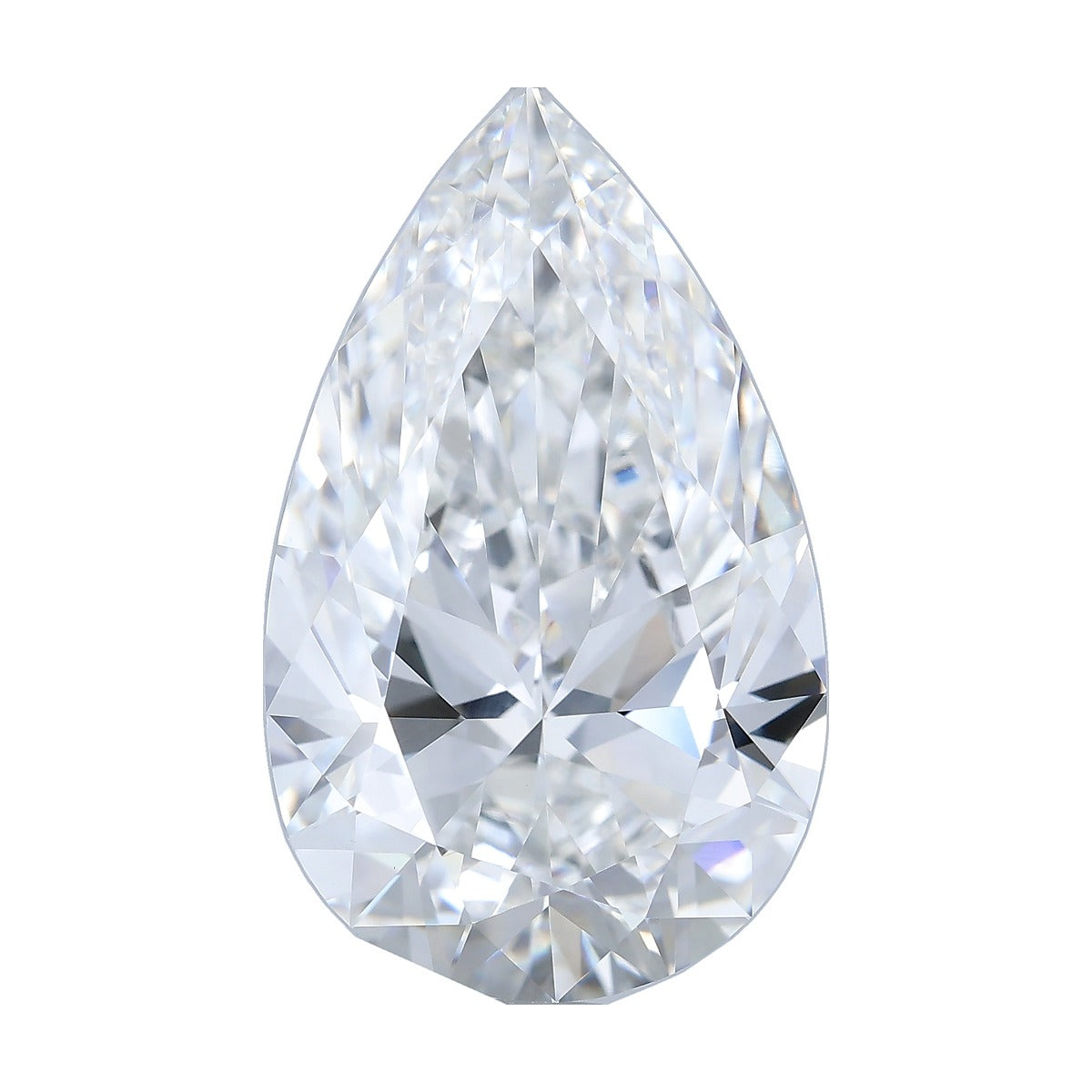 6.53 ct pear lab-grown diamond, E color, VVS2 clarity, IGI certified, still from its 360° video