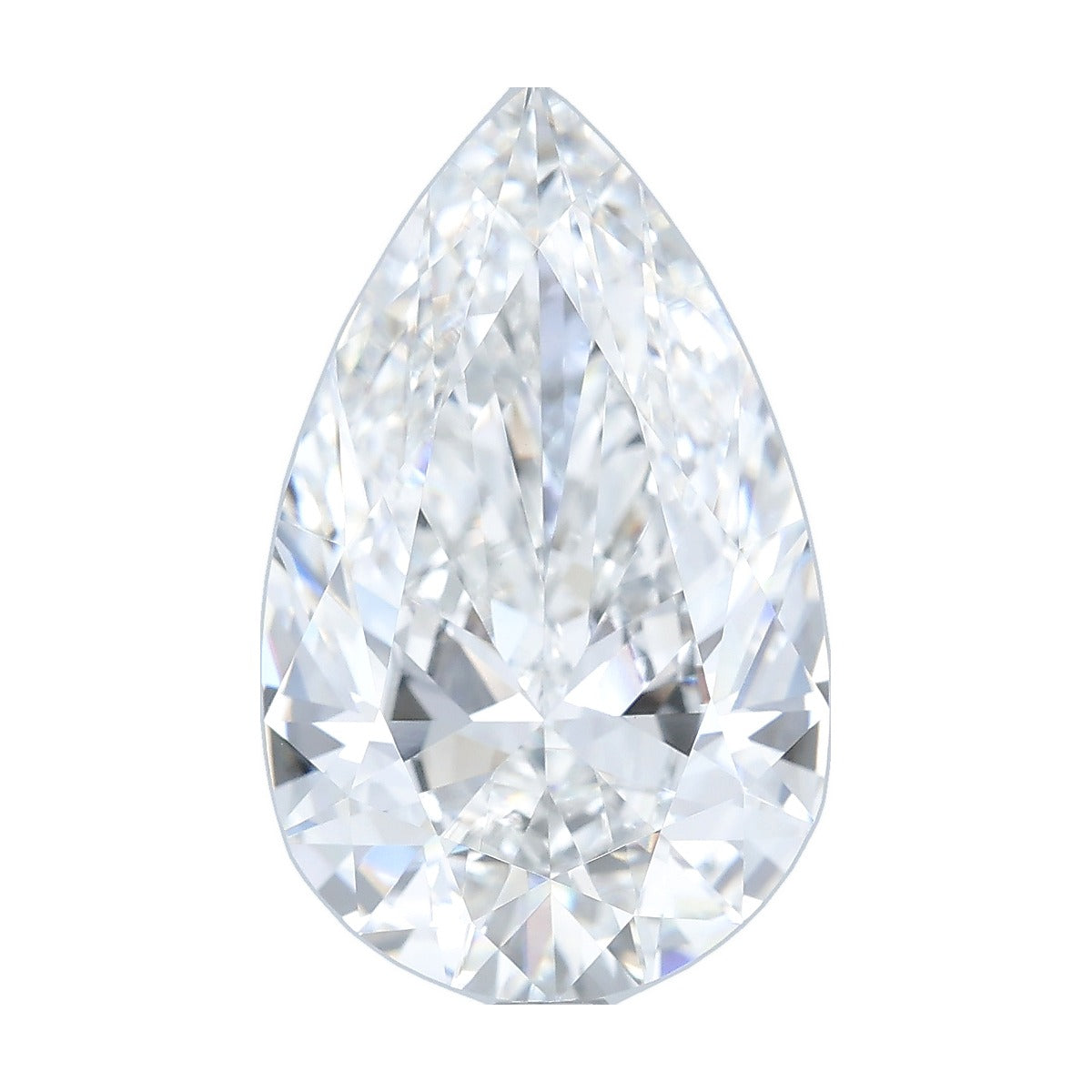 6.54 ct pear lab-grown diamond, F color, VVS2 clarity, IGI certified, still from its 360° video