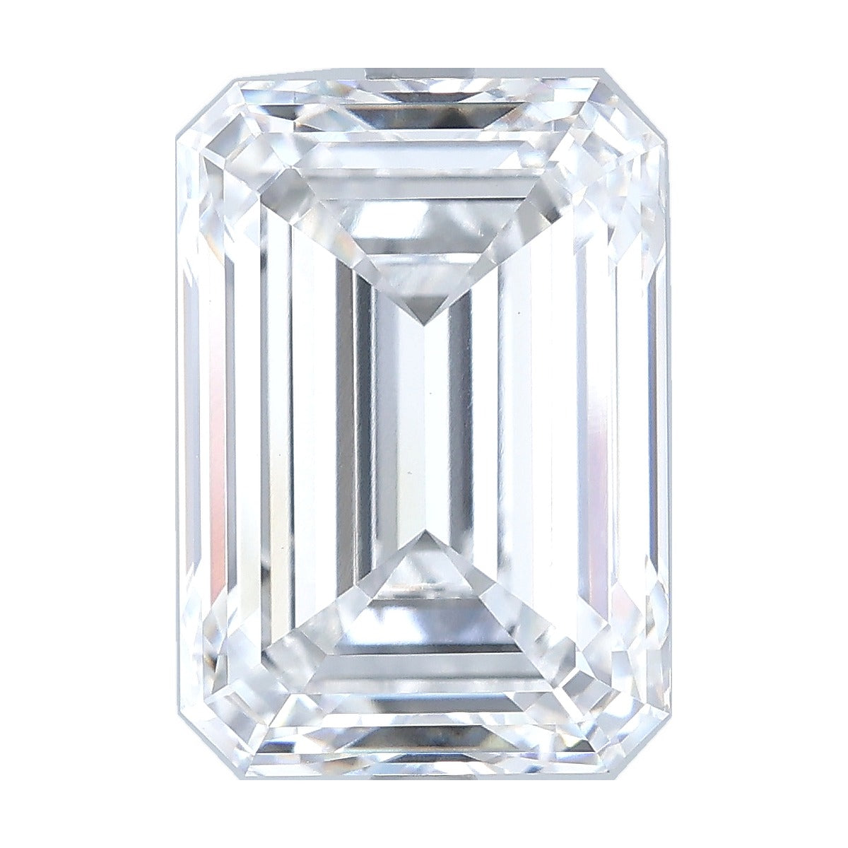 6.55 ct emerald lab-grown diamond, E color, VS1 clarity, IGI certified, still from its 360° video