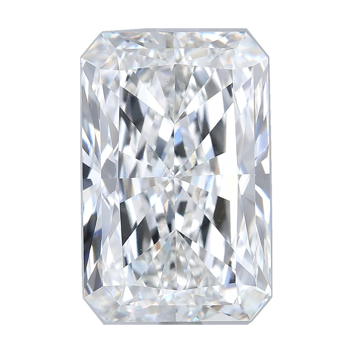 6.55 ct radiant lab-grown diamond, F color, VS1 clarity, IGI certified, still from its 360° video