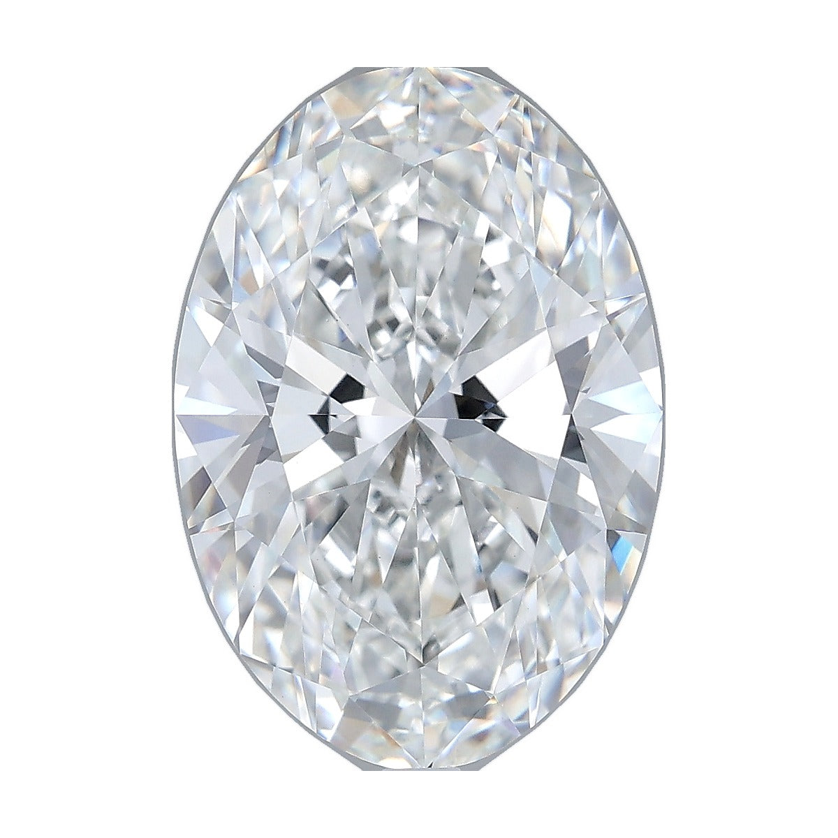 6.57 ct oval lab-grown diamond, F color, VS1 clarity, IGI certified, still from its 360° video