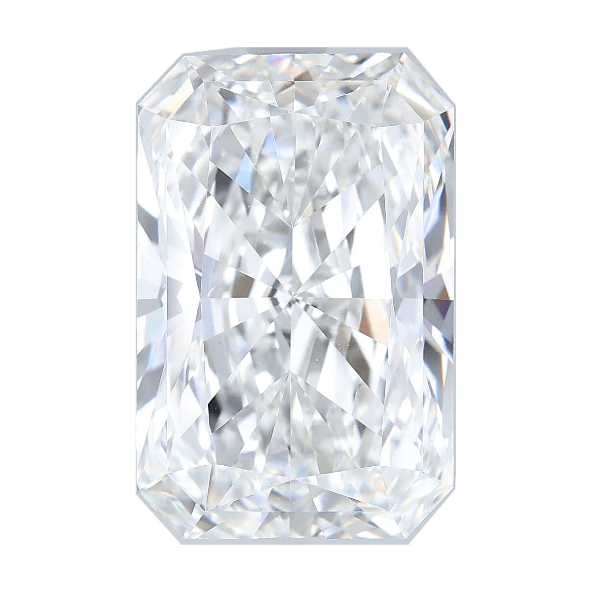 6.59 ct radiant lab-grown diamond, F color, VS1 clarity, IGI certified, still from its 360° video