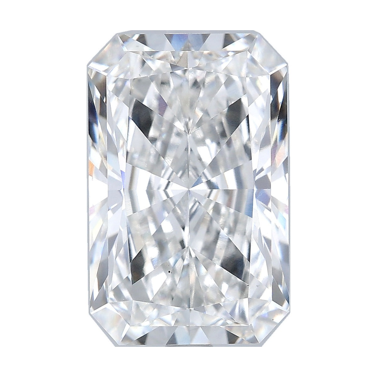 6.83 ct radiant lab-grown diamond, F color, VS1 clarity, IGI certified, still from its 360° video