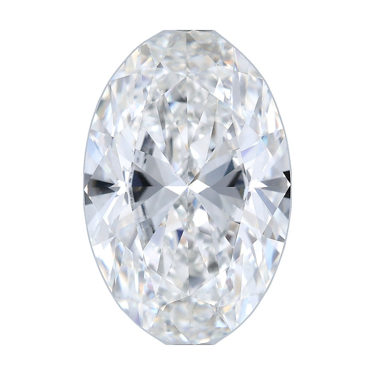 7.00 ct oval lab-grown diamond, F color, VS1 clarity, IGI certified, still from its 360° video