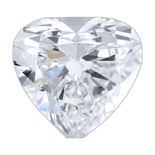 7.02 ct heart lab-grown diamond, E color, VVS2 clarity, IGI certified, still from its 360° video
