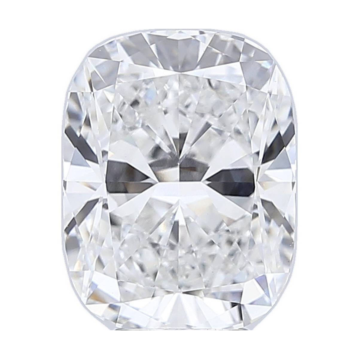 7.06 ct elongated cushion lab-grown diamond, F color, VS1 clarity, GIA certified, still from its 360° video