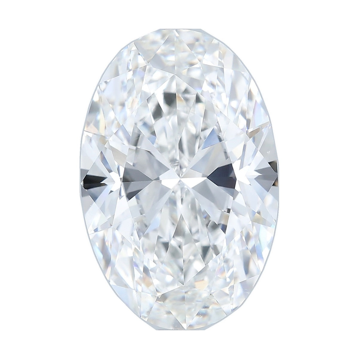 7.08 ct oval lab-grown diamond, F color, VVS2 clarity, IGI certified, still from its 360° video