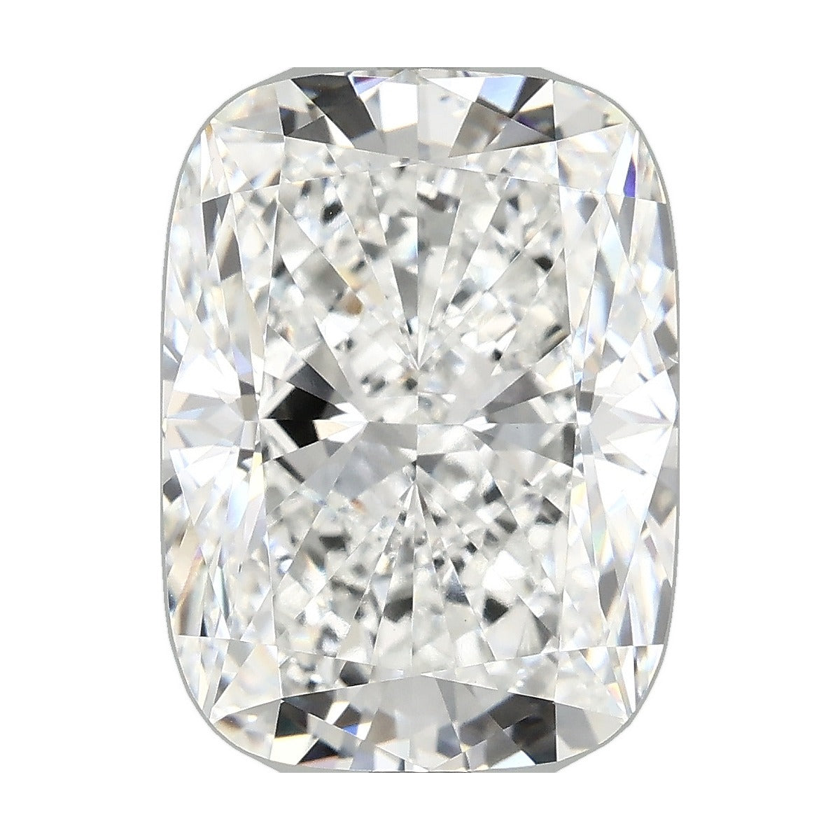 7.11 ct elongated cushion lab-grown diamond, E color, VS1 clarity, IGI certified, still from its 360° video