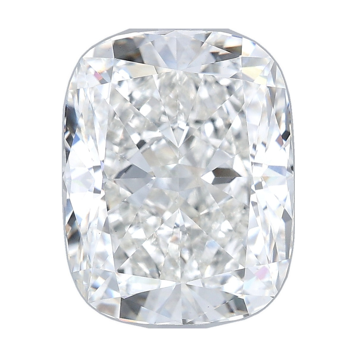 7.12 ct elongated cushion lab-grown diamond, F color, VS1 clarity, IGI certified, still from its 360° video