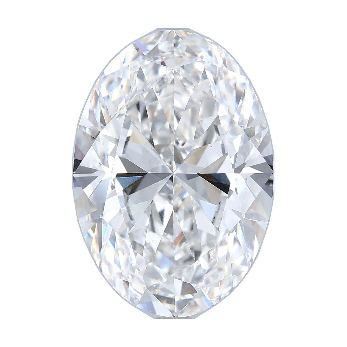 7.34 ct oval lab-grown diamond, F color, VS1 clarity, IGI certified, still from its 360° video
