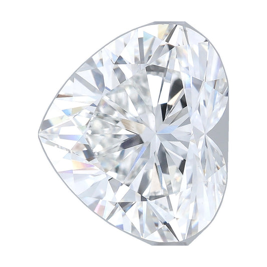 7.52 ct heart lab-grown diamond, E color, VS1 clarity, IGI certified, still from its 360° video