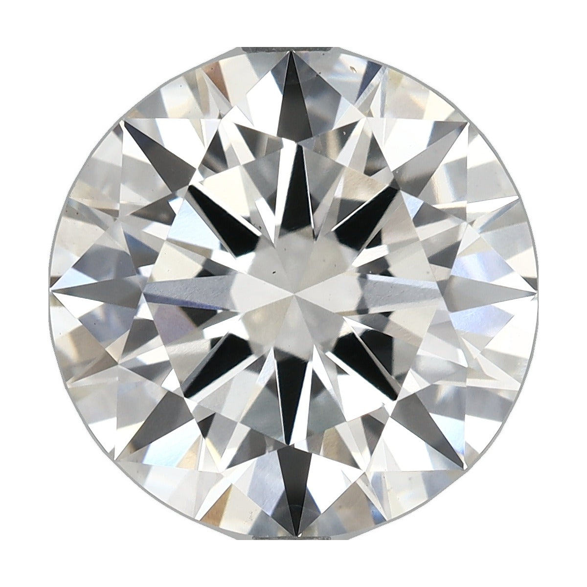 7.54 ct round lab-grown diamond, F color, VS1 clarity, IGI certified, still from its 360° video