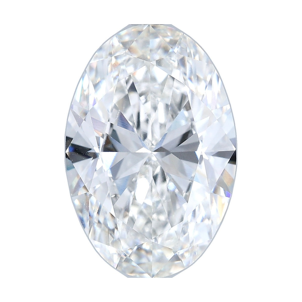 7.58 ct oval lab-grown diamond, F color, VS1 clarity, IGI certified, still from its 360° video