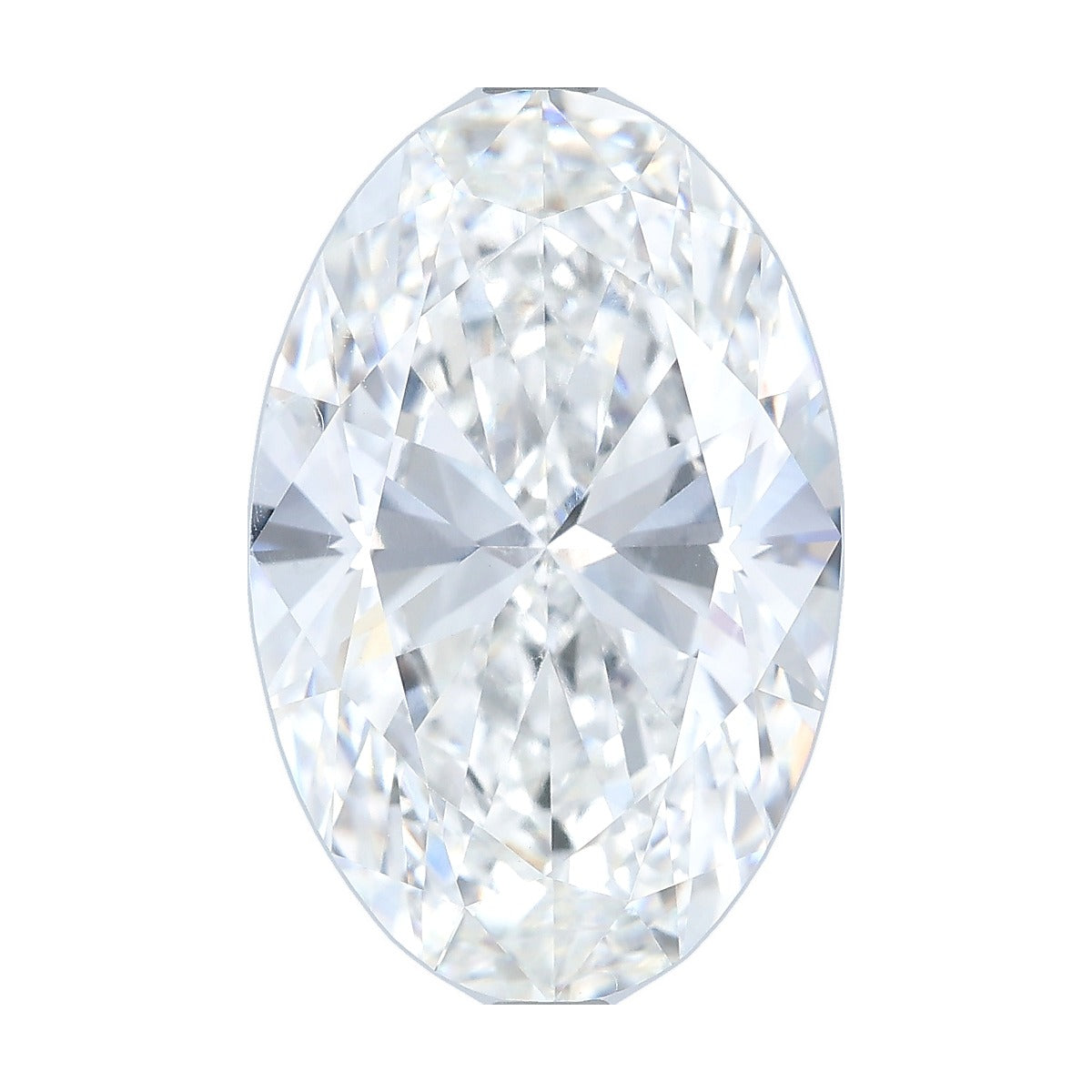 8.03 ct oval lab-grown diamond, F color, VVS2 clarity, IGI certified, still from its 360° video