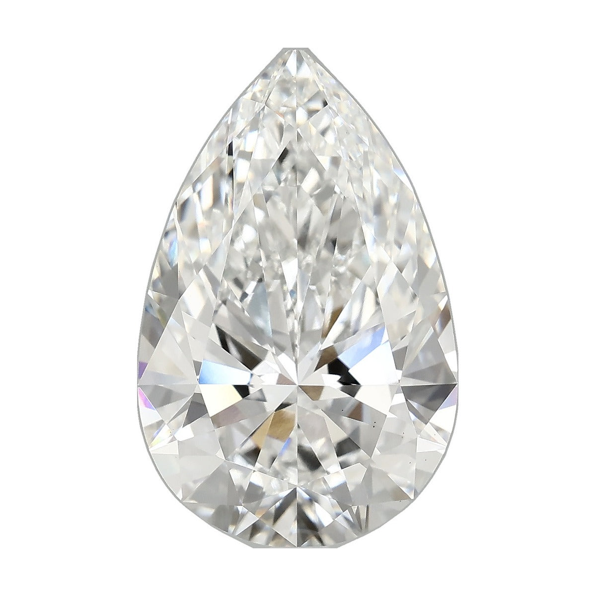 8.03 ct pear lab-grown diamond, F color, VS1 clarity, IGI certified, still from its 360° video