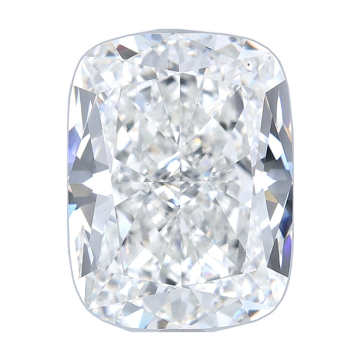 8.04 ct elongated cushion lab-grown diamond, E color, VS1 clarity, IGI certified, still from its 360° video