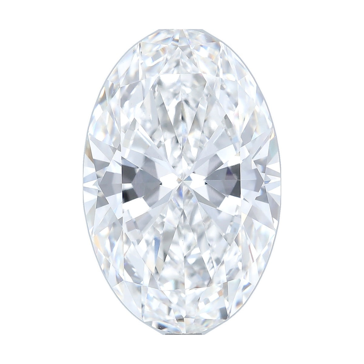 8.06 ct oval lab-grown diamond, D color, VS1 clarity, IGI certified, still from its 360° video