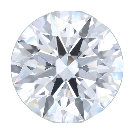 8.11 ct round lab-grown diamond, E color, VS1 clarity, GIA certified, still from its 360° video