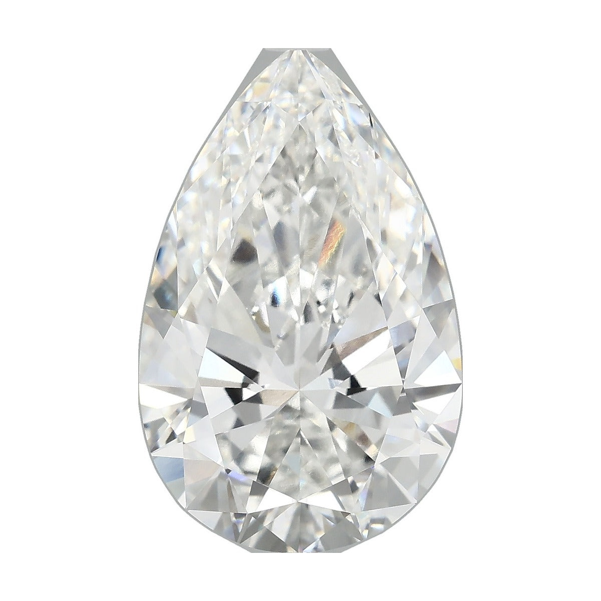 8.35 ct pear lab-grown diamond, F color, VVS1 clarity, IGI certified, still from its 360° video