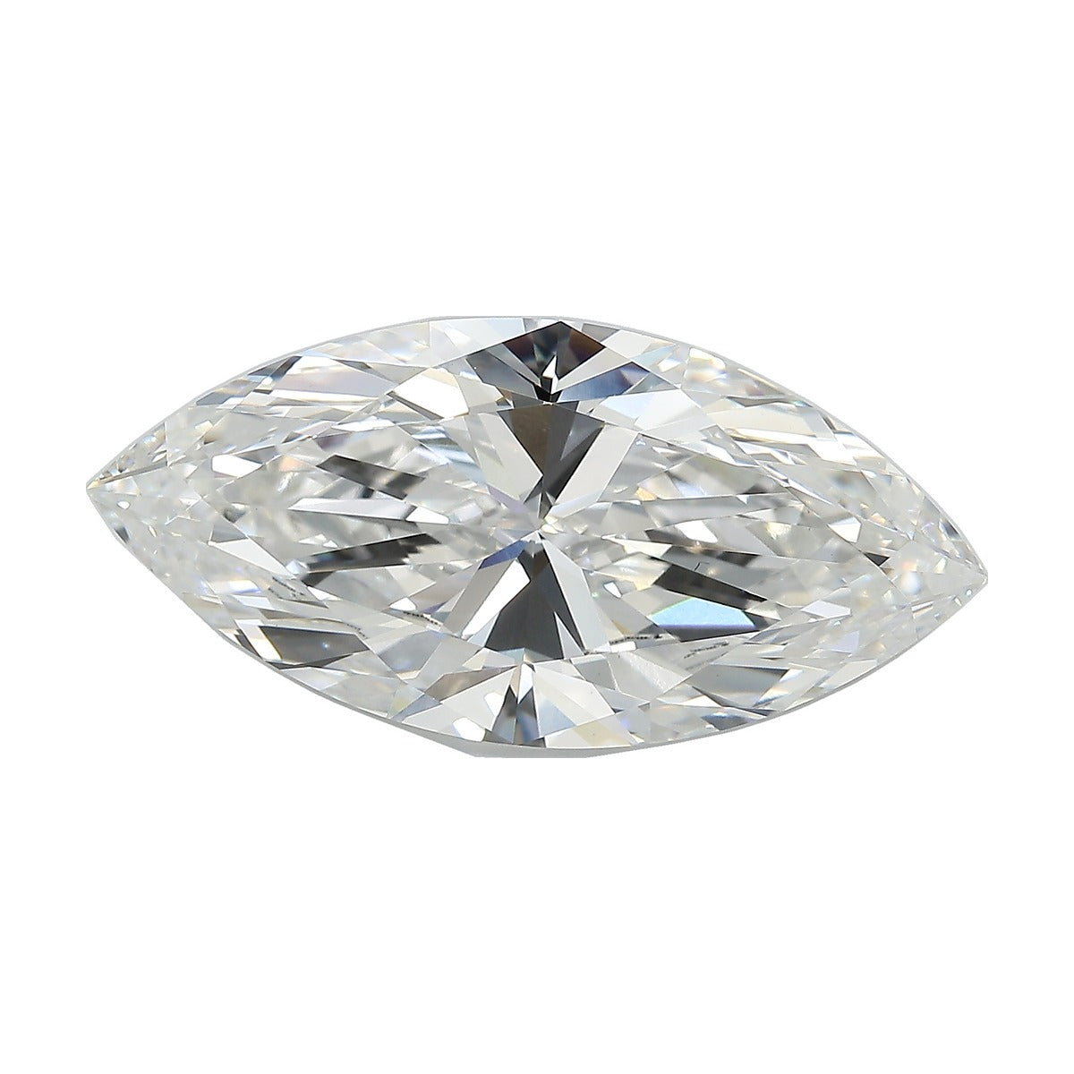 8.38 ct marquise lab-grown diamond, F color, VS1 clarity, IGI certified, still from its 360° video