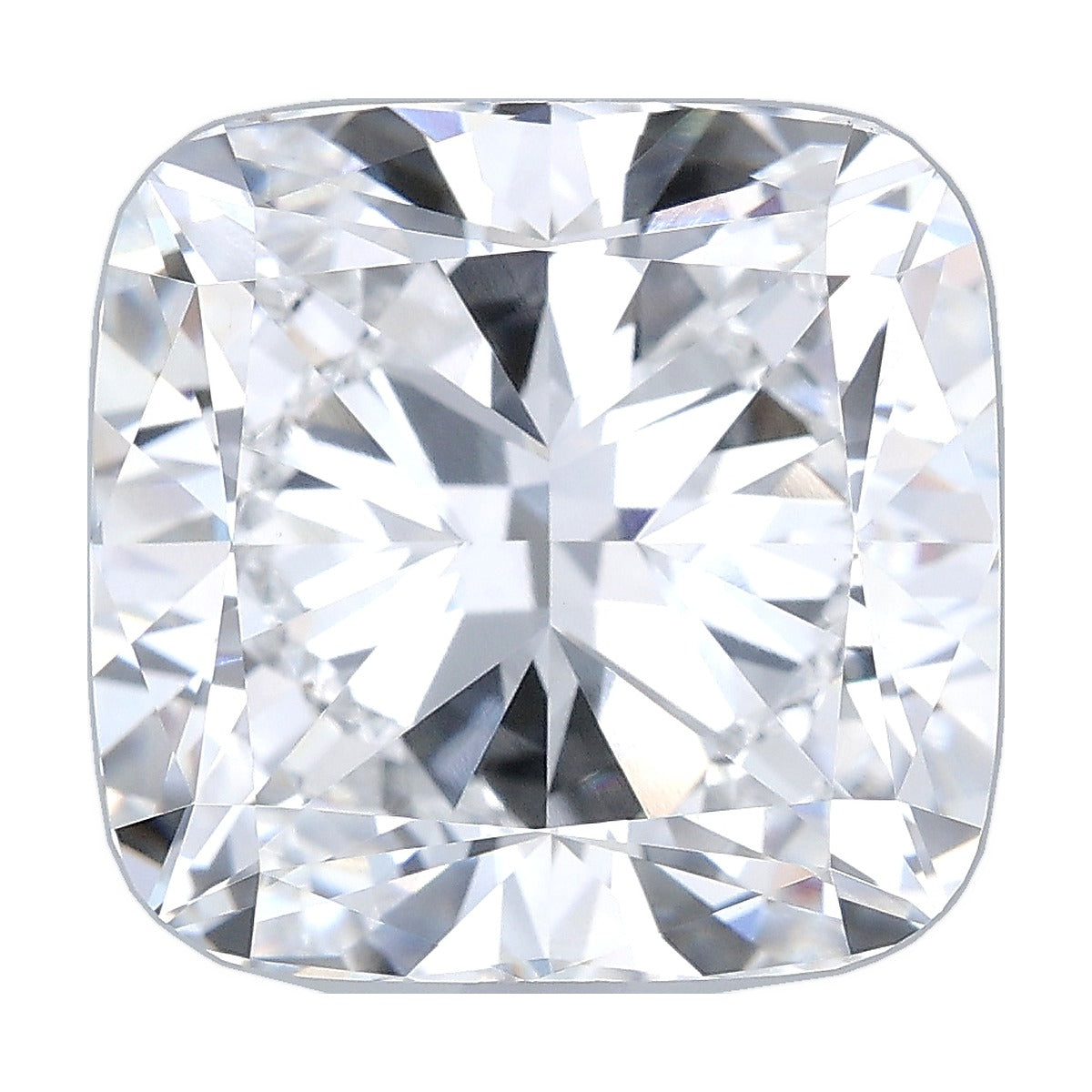 8.56 ct cushion lab-grown diamond, D color, VS1 clarity, IGI certified, still from its 360° video
