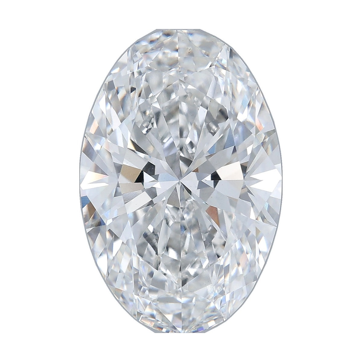 8.58 ct oval lab-grown diamond, E color, VS1 clarity, IGI certified, still from its 360° video