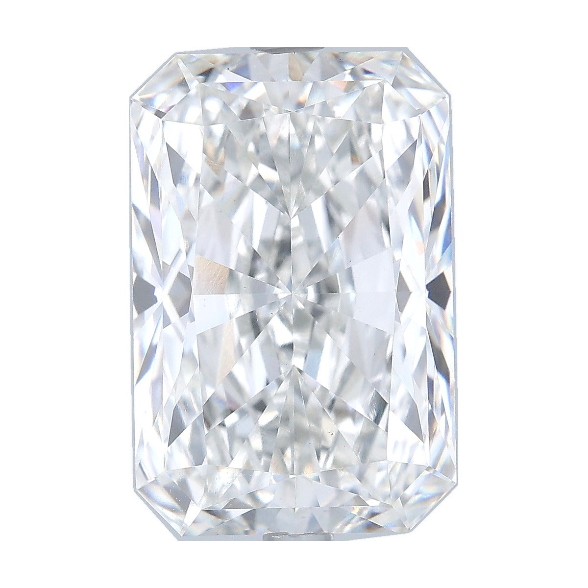 8.58 ct radiant lab-grown diamond, F color, VVS2 clarity, IGI certified, still from its 360° video