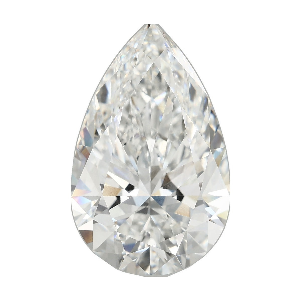 9.00 ct pear lab-grown diamond, E color, VVS2 clarity, IGI certified, still from its 360° video