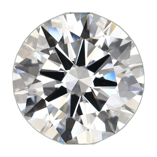 9.02 ct round lab-grown diamond, E color, VS1 clarity, IGI certified, still from its 360° video