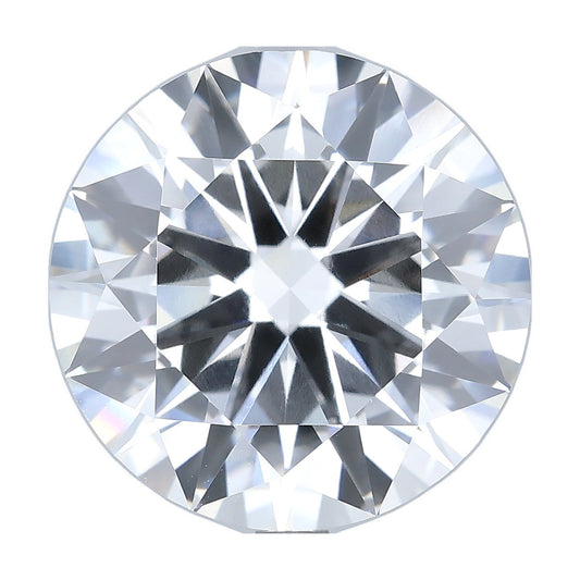 9.02 ct round lab-grown diamond, E color, VVS2 clarity, IGI certified, still from its 360° video